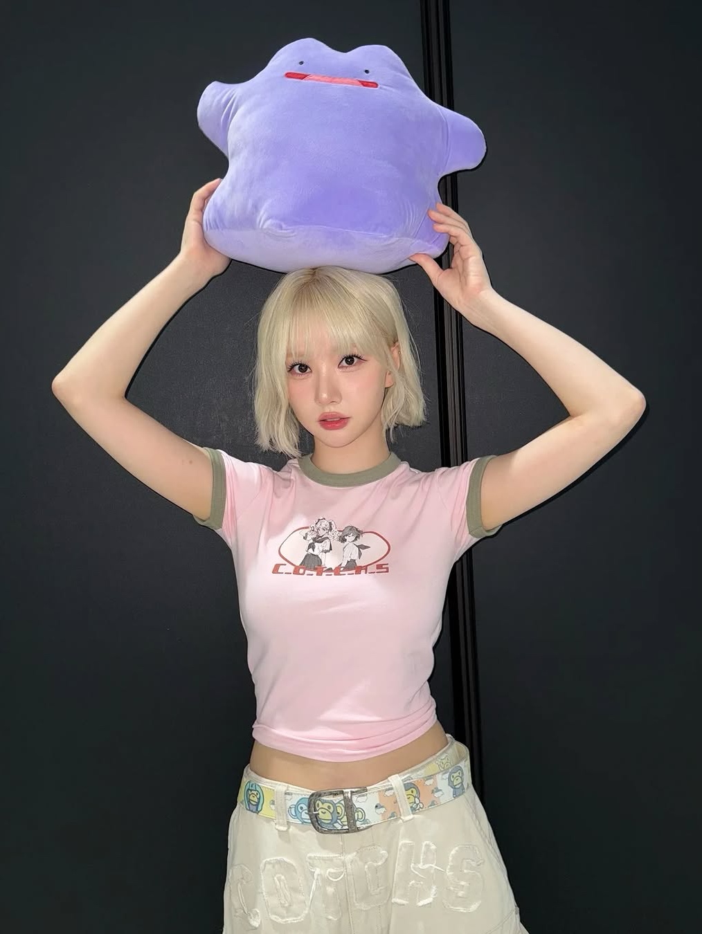 Cotchs GGirls Ringer tee_pink, Cotchs GGirls Ringer tee_green 착용 스타일