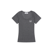 MUCENT Ferring Midi Round Neck Half T Charcoal