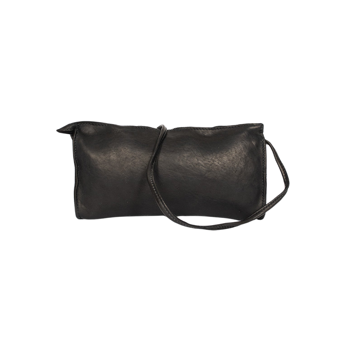 CLT01 Guidi CLT01 Soft Horse Crossbody Bag Black