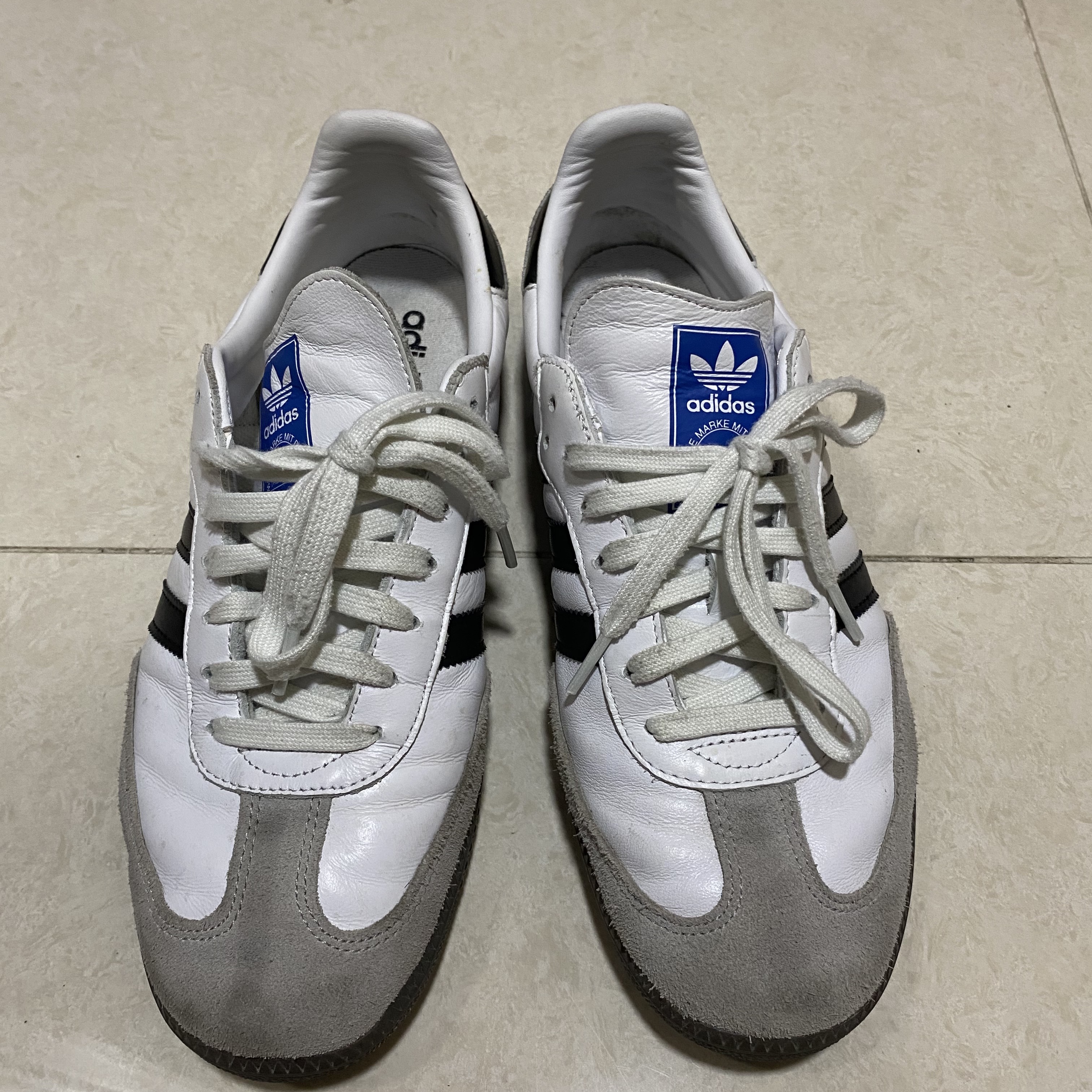 Adidas Samba OG Cloud White 착용 스타일