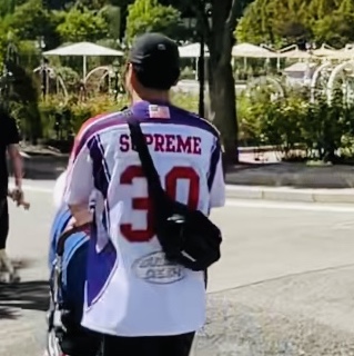 Supreme Sudden Death Football Jersey White - 24SS 착용 스타일