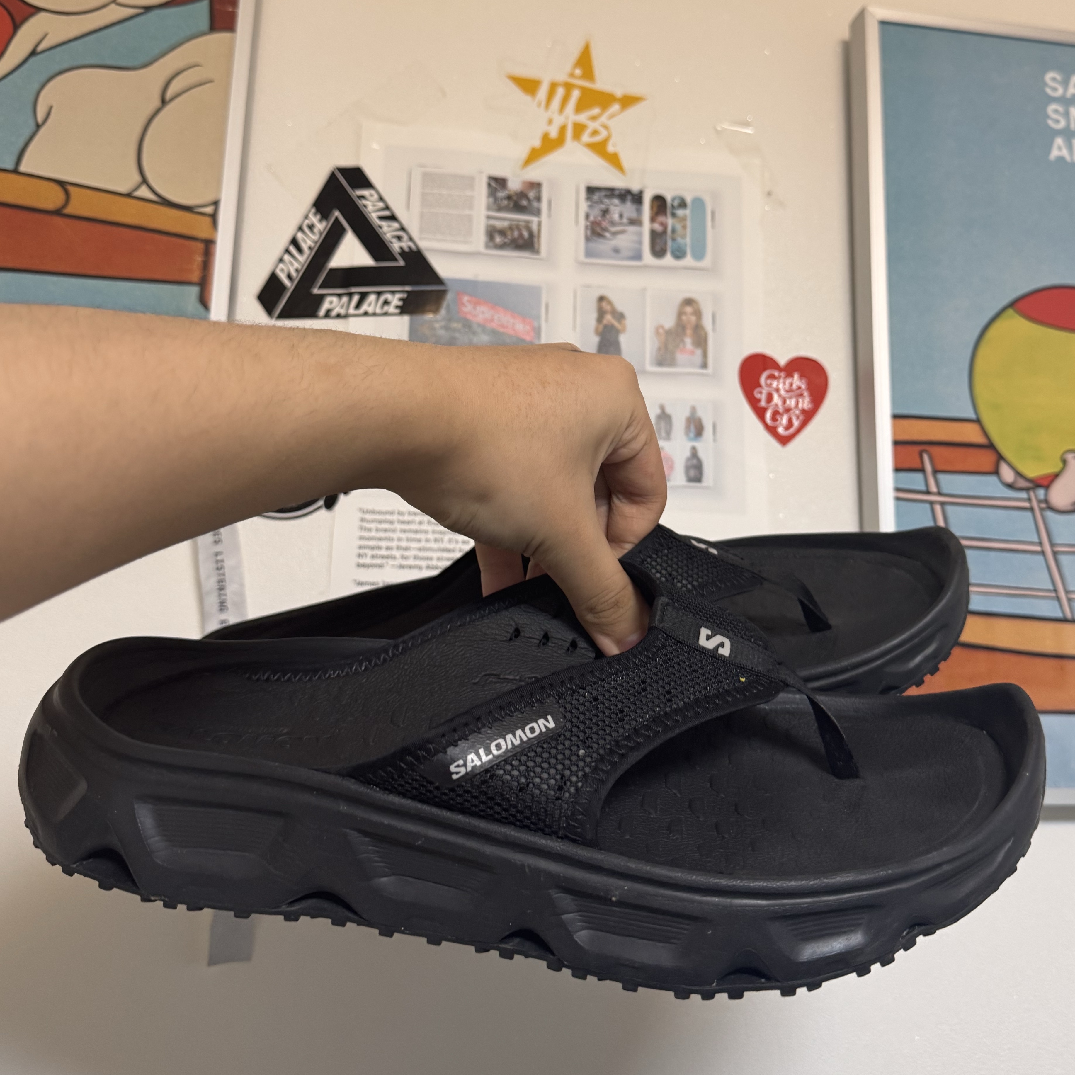 Salomon Reelax Break 6.0 Black Alloy 착용 스타일