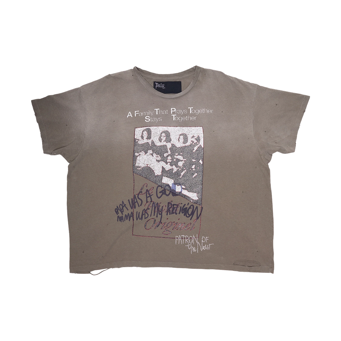 팔리 할리우드 오리지널 신 티셔츠 그레이(Paly Hollywood Original Sin T-Shirt Grey)