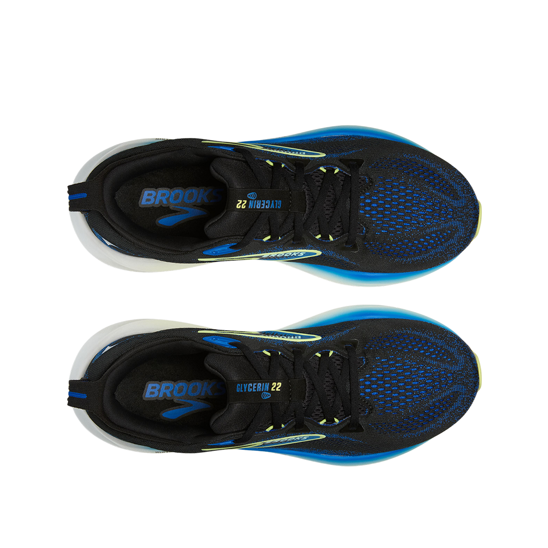 브룩스 러닝 글리세린 22 블랙 코발트 - D 미디움(Brooks Running Glycerin 22 Black Cobalt - D Medium) - 2