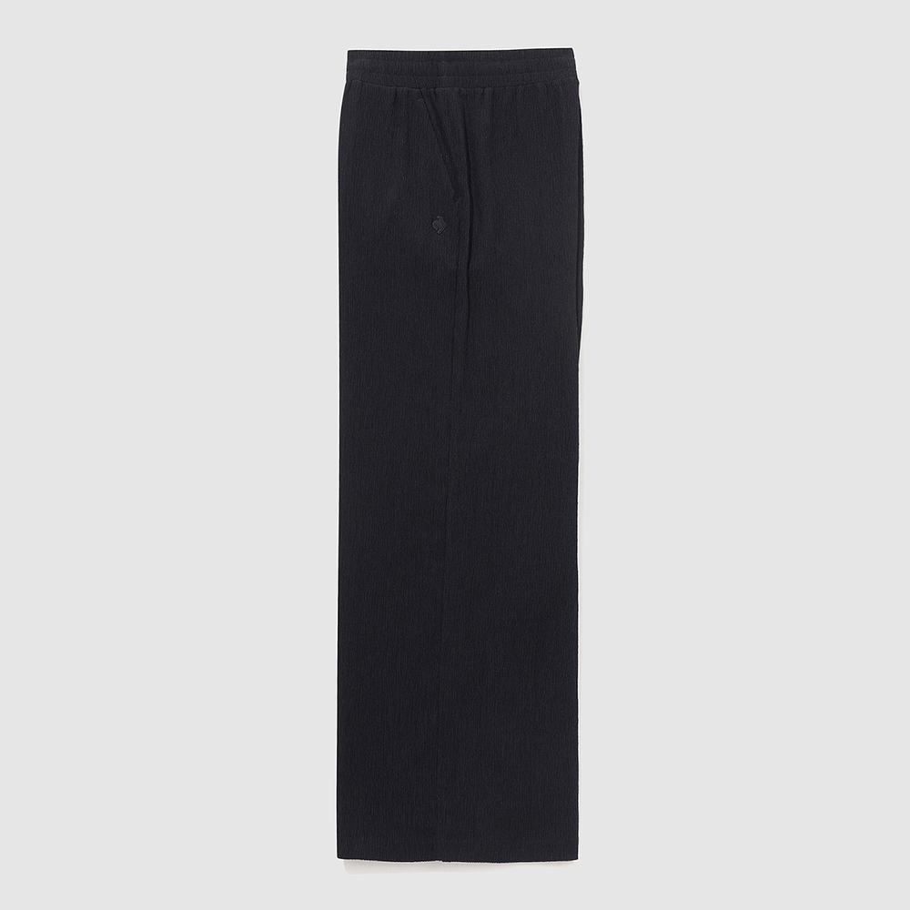 르꼬끄 스포르티브 여성 플리츠 스트레이트핏 팬츠 - 블랙(QQ222OPT52)(le coq sportif Women's Pleated Straight-Fit Pants Black) - 4