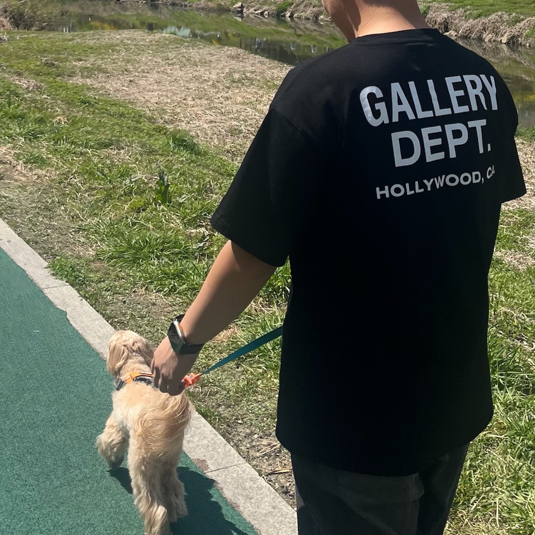 Gallery Dept. Souvenir T-Shirt Black 착용 스타일