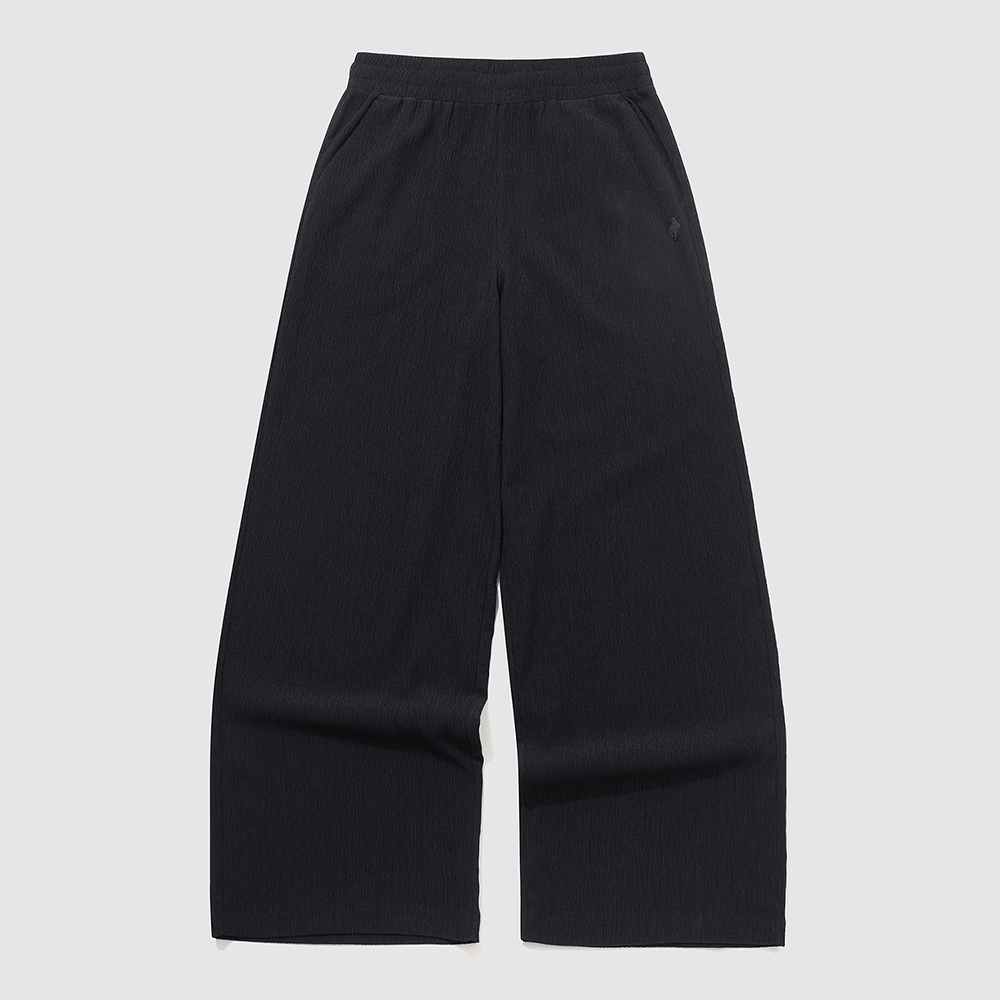 르꼬끄 스포르티브 여성 플리츠 스트레이트핏 팬츠 - 블랙(QQ222OPT52)(le coq sportif Women's Pleated Straight-Fit Pants Black) - 2