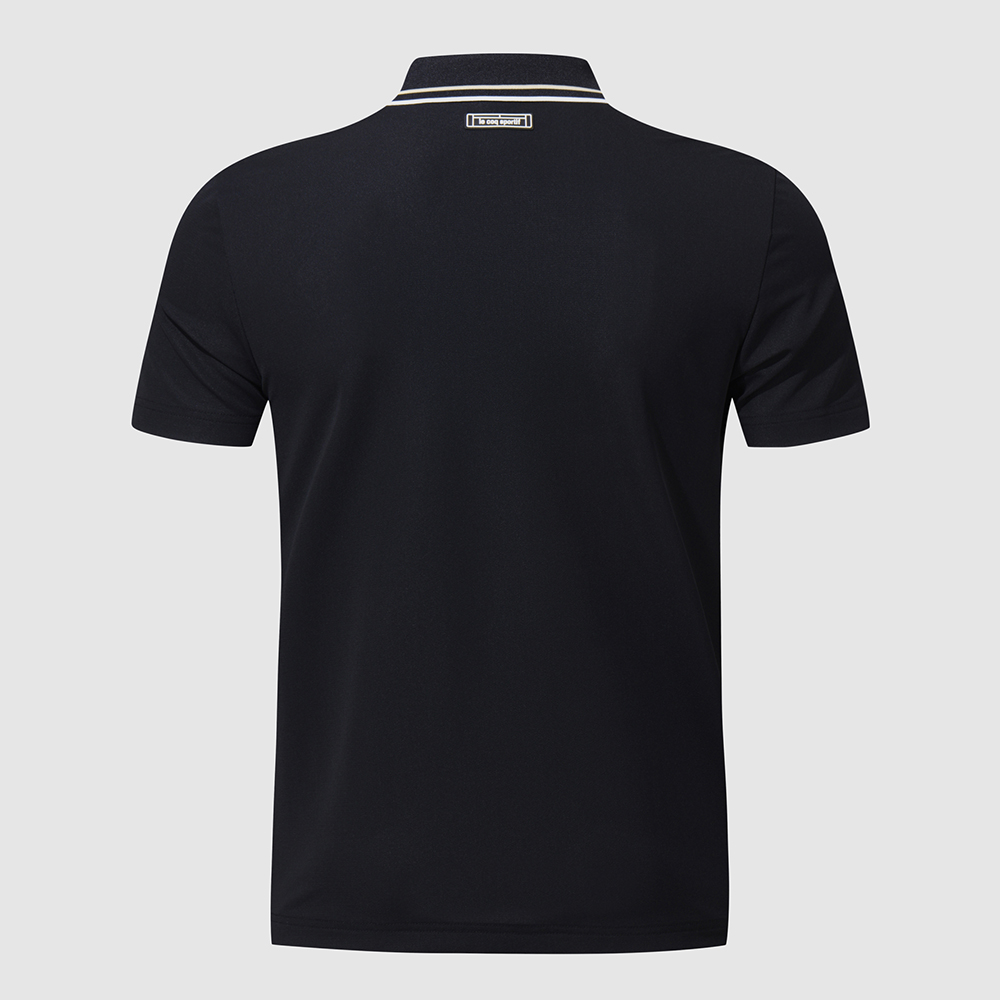 르꼬끄 스포르티브 유니 트리코트 피케 레귤러핏 폴로 티셔츠 - 블랙(QQ223TTS52)(le coq sportif Unisex Tricot Pique Polo T-Shirt Black) - 3