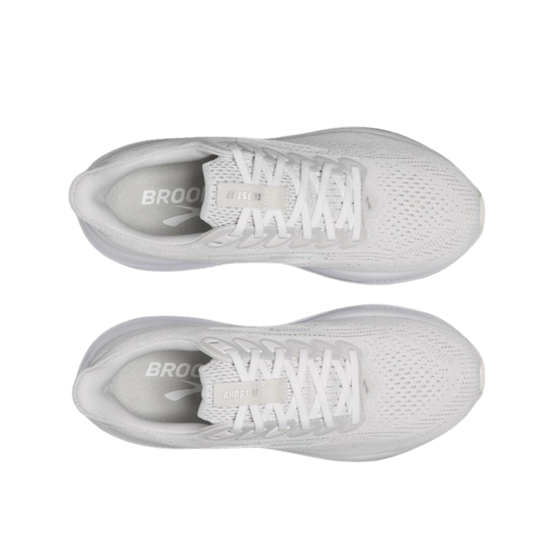 (W) 브룩스 러닝 고스트 17 화이트 - D 와이드((W) Brooks Running Ghost 17 White - D Wide) - 2