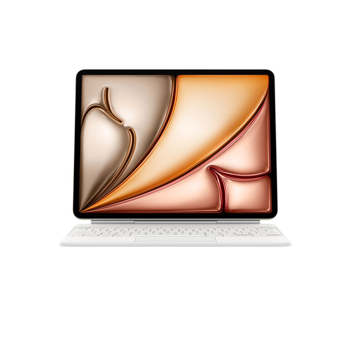 애플 아이패드 에어 13인치용 매직 키보드 화이트 (국내 정식 발매 제품)(Apple Magic Keyboard for iPad Air 13-inch White (Korean Ver.))