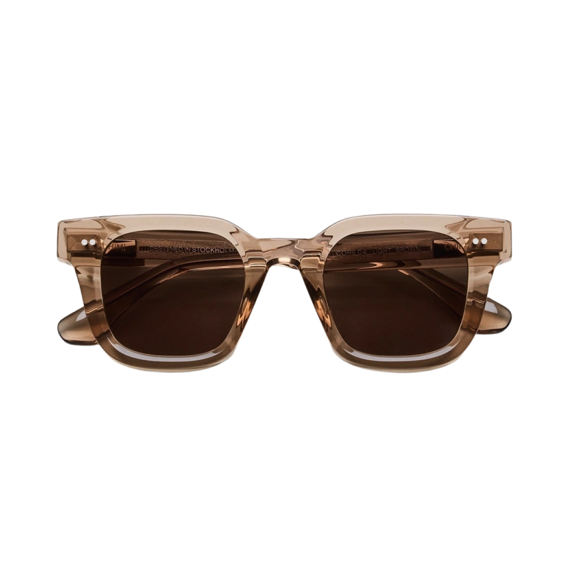 치미 04 코어 아세테이트 선글라스 라이트 브라운 브라운 렌즈(Chimi 04 Core Acetate Sunglasses Light Brown Brown Lenses) - 1