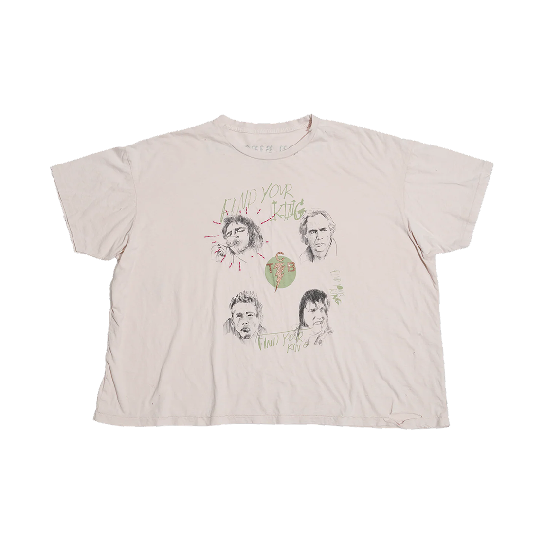 팔리 할리우드 엘비스 90주년 티셔츠 오프 화이트(Paly Hollywood Elvis 90th T-Shirt Off White)