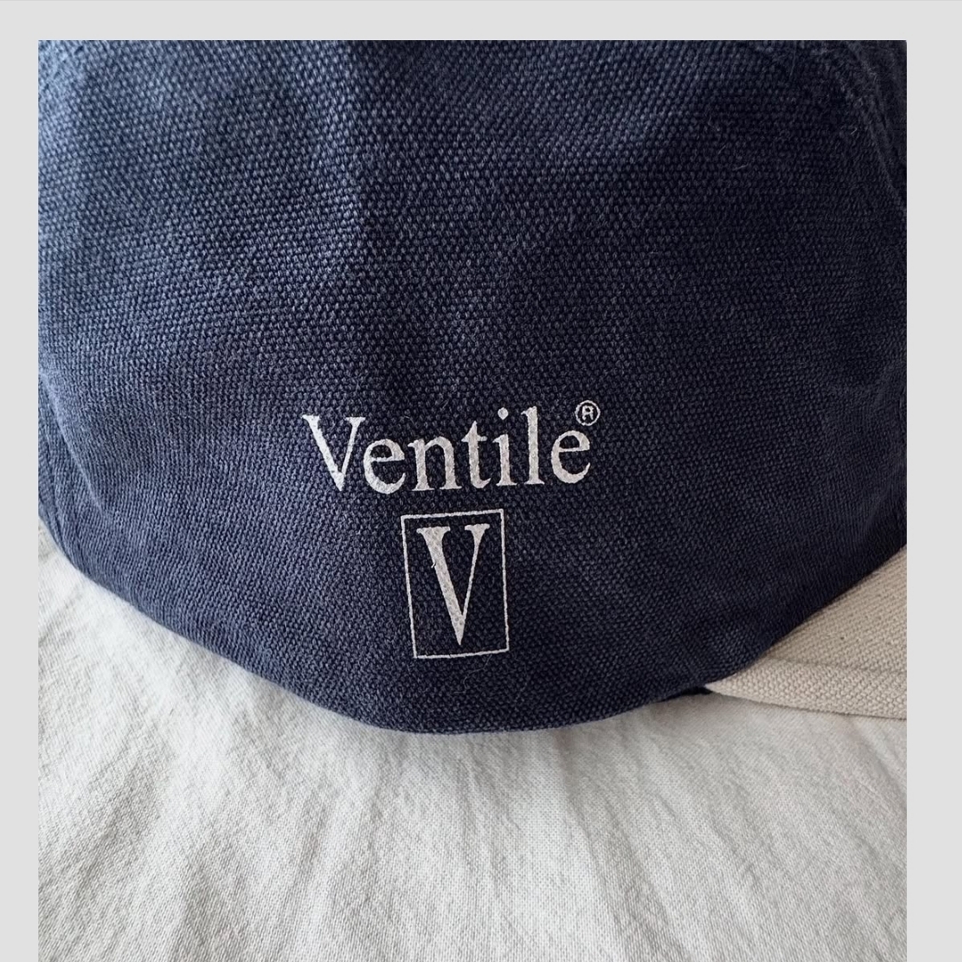 Supreme Ventile Camp Cap Navy - 25SS 착용 스타일 - 4
