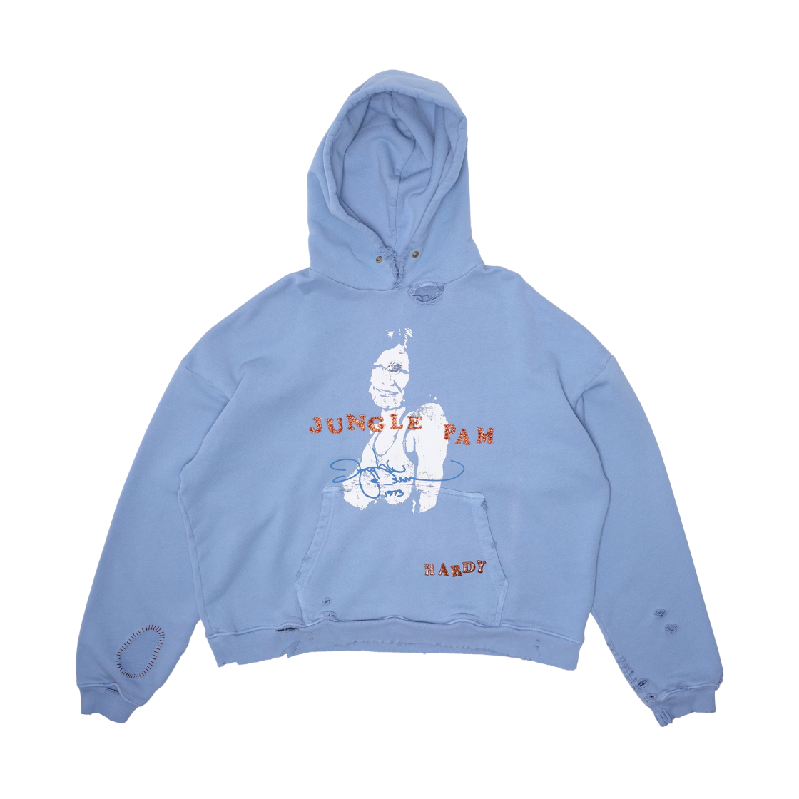 - Paly Hollywood Jungle Pam Hoodie Sky Blue