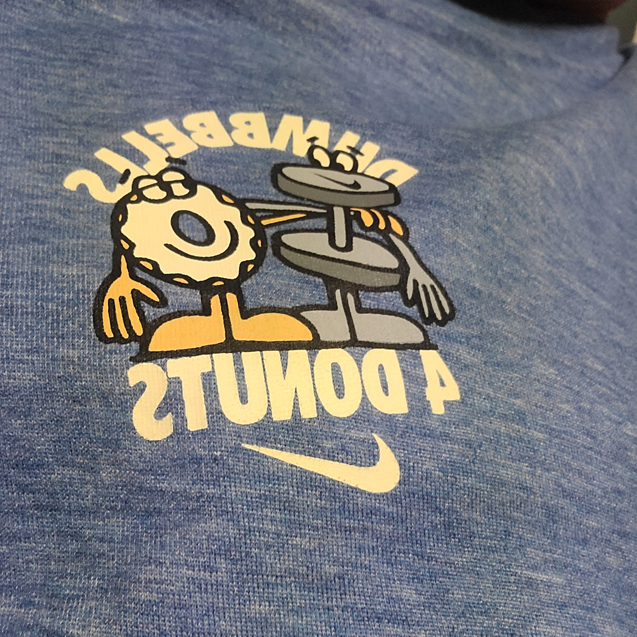 Nike Dri-Fit Training T-Shirt Blue - Asia 착용 스타일