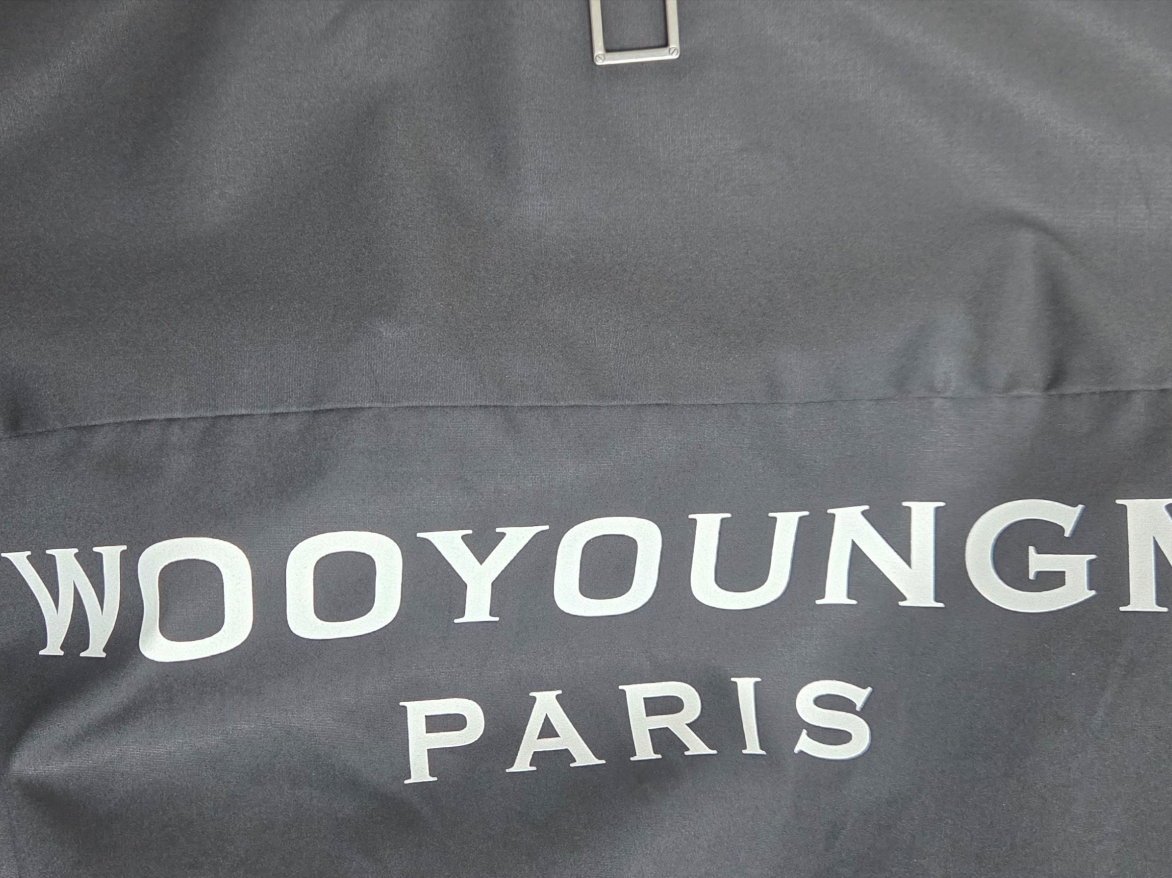 Wooyoungmi Cotton Back Logo Shirt Black - 25SS 착용 스타일