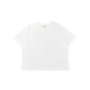 Undermycar MU.129 Original Logo Wide Crop T-shirts White