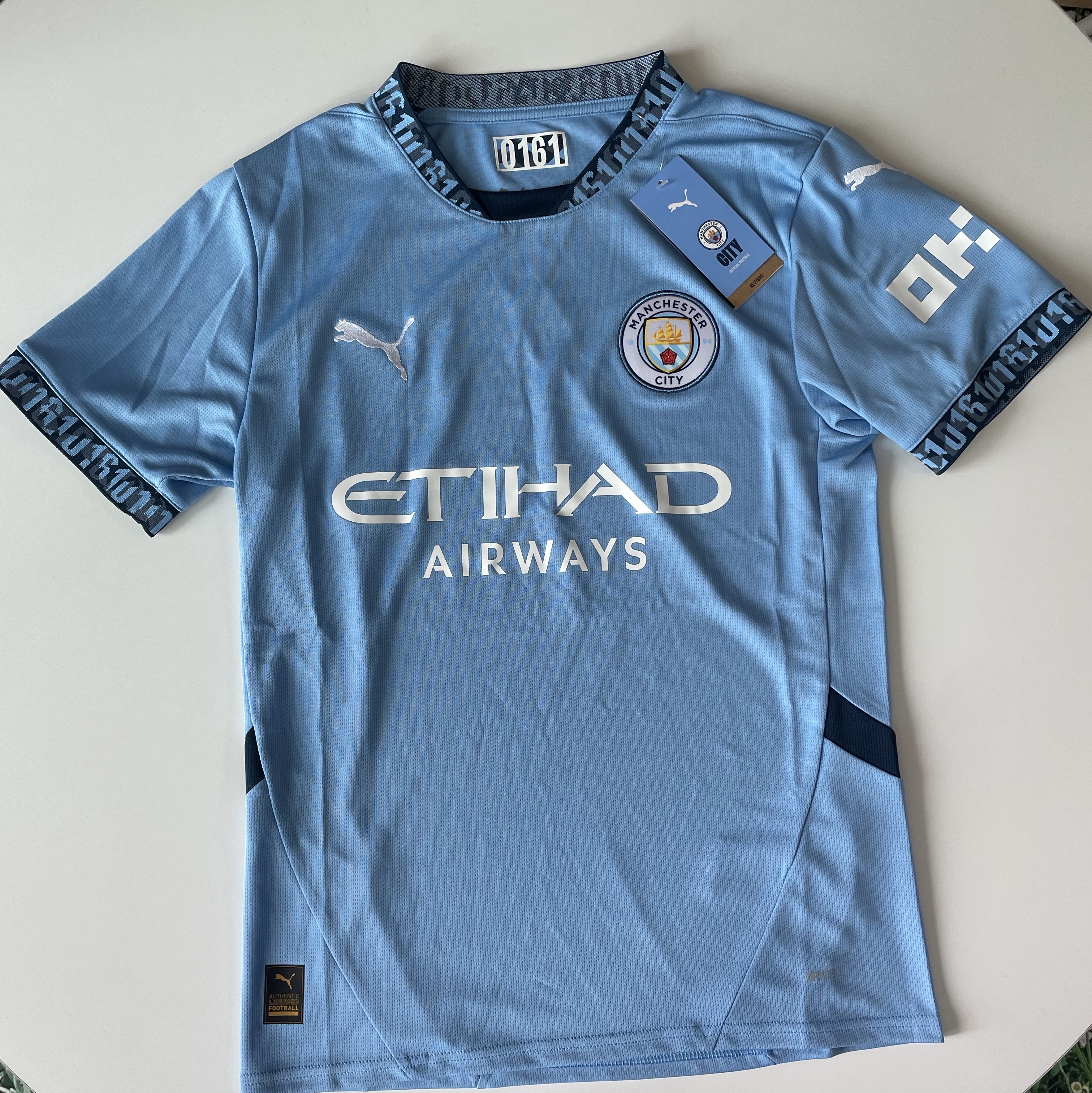 Puma Manchester City 2024/25 Home Jersey Team Light Blue (Non Marking Ver.) 착용 스타일 - 3