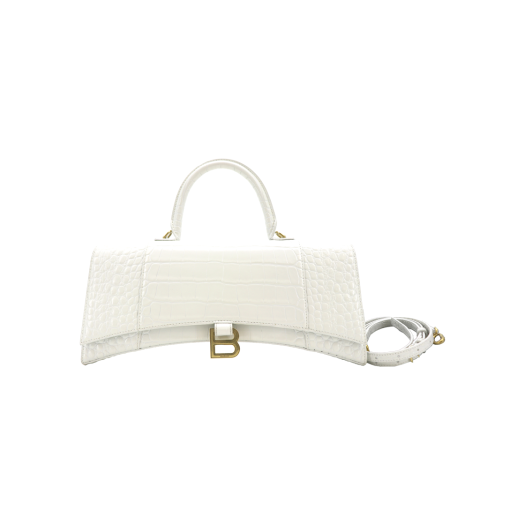 ITEFGH4SKKSQ Balenciaga Hourglass Tote Bag 654946
