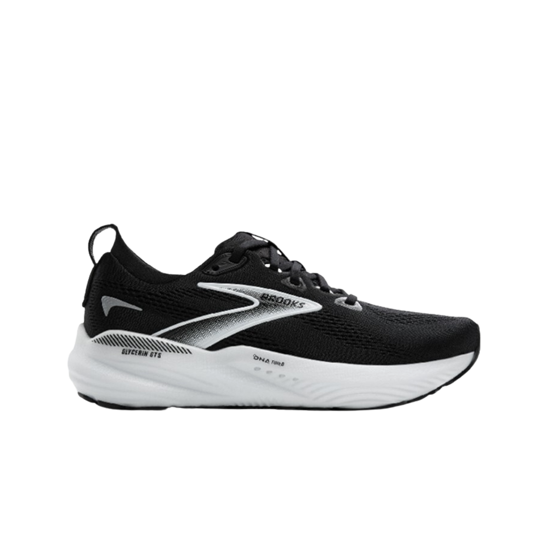 1104461D090 Brooks Running Glycerin GTS 22 Black White - D Medium
