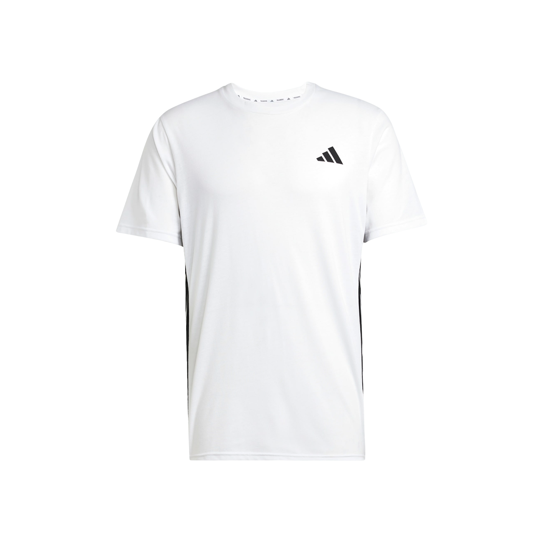 아디다스 트레인 에센셜 트레이닝 필레디 3S 티셔츠 화이트 - KR 사이즈(Adidas Train Essentials Training Feelready 3S T-Shirt White - KR Sizing) - 1