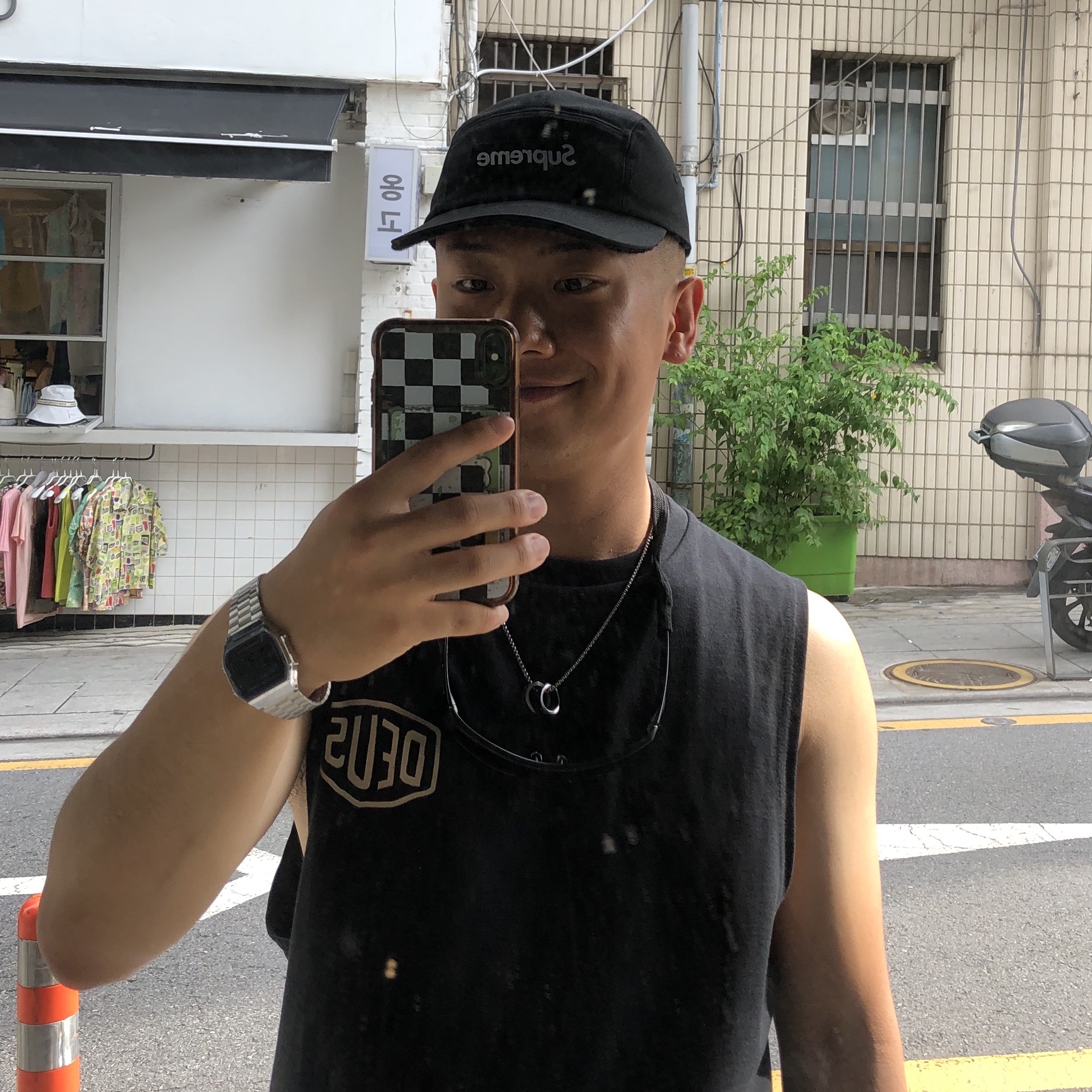 Casio A-168WEM-1, Nike ACG Snowgrass Cargo Shorts Black - Asia 착용 스타일 - 4