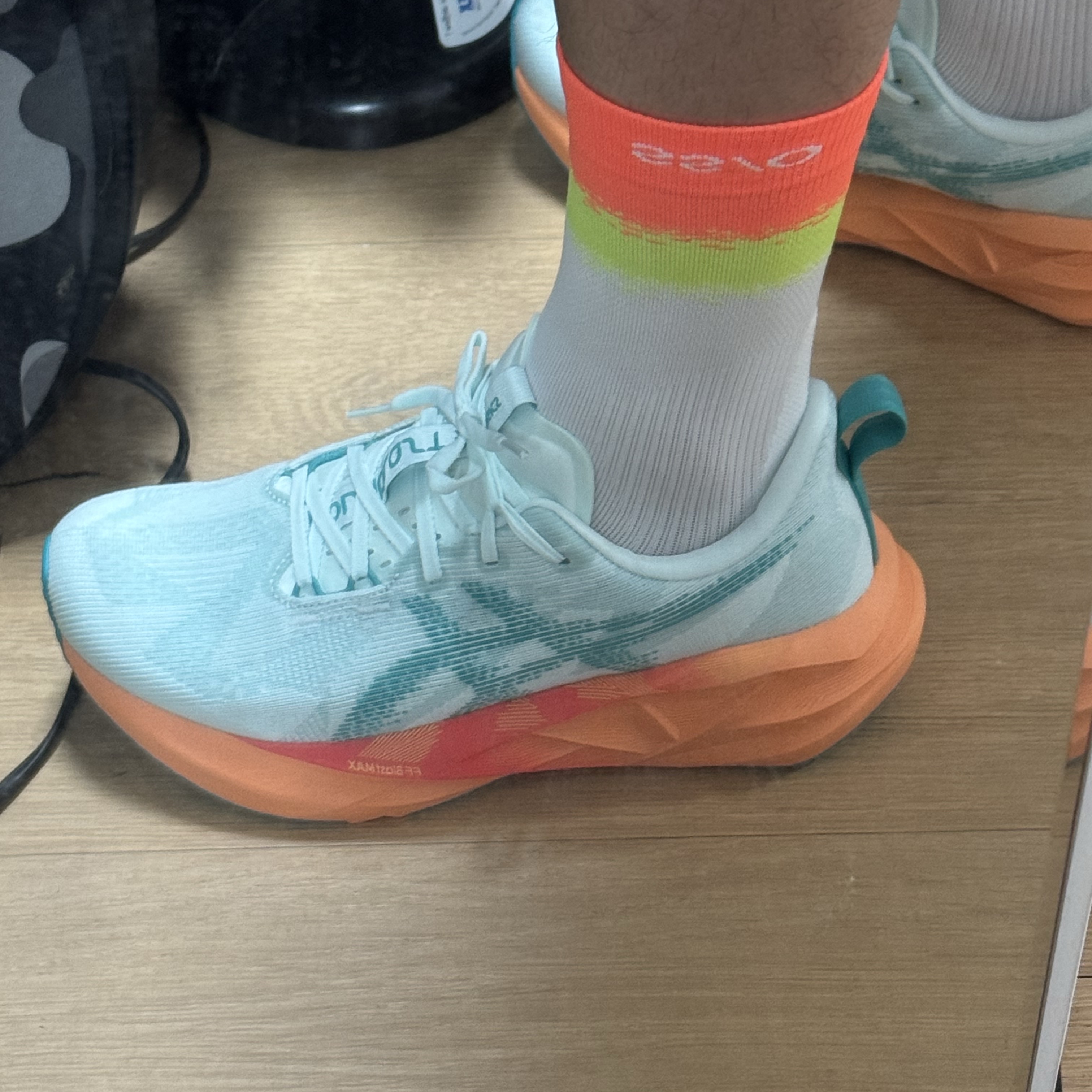 Asics Novablast 5 Soothing Sea Wave Teal 착용 스타일
