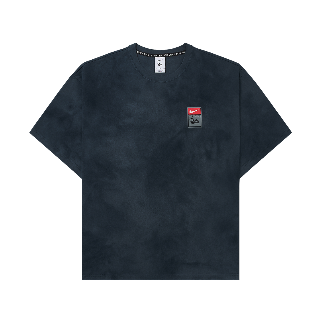 나이키 x 파타 티셔츠 스쿼드론 블루 (HQ3907-416)(Nike x Patta T-Shirt Squadron Blue (HQ3907-416)) - 2