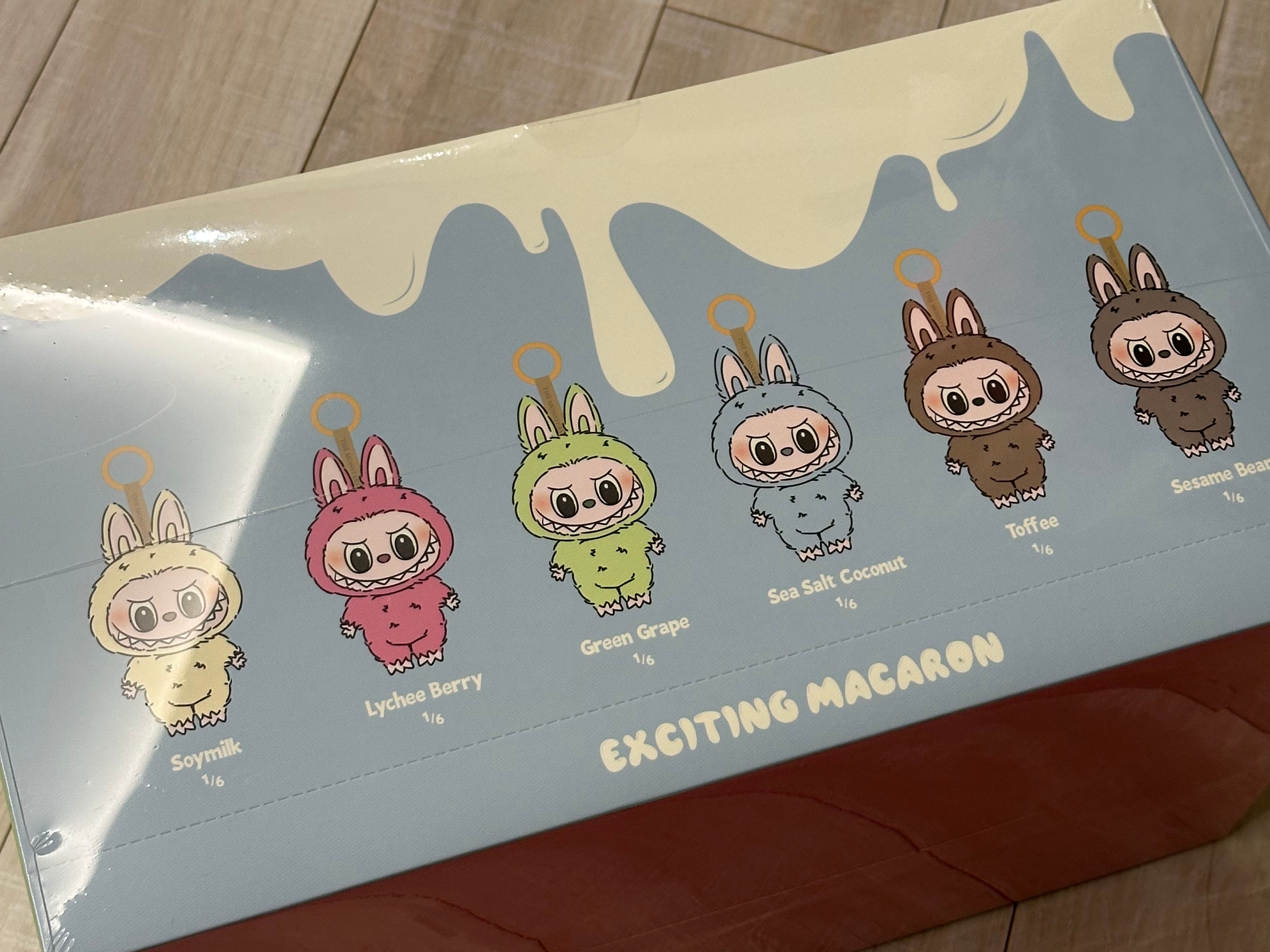 Pop Mart The Monsters Labubu Tasty Macarons Series Sealed Case (6 Blind Boxes) 착용 스타일