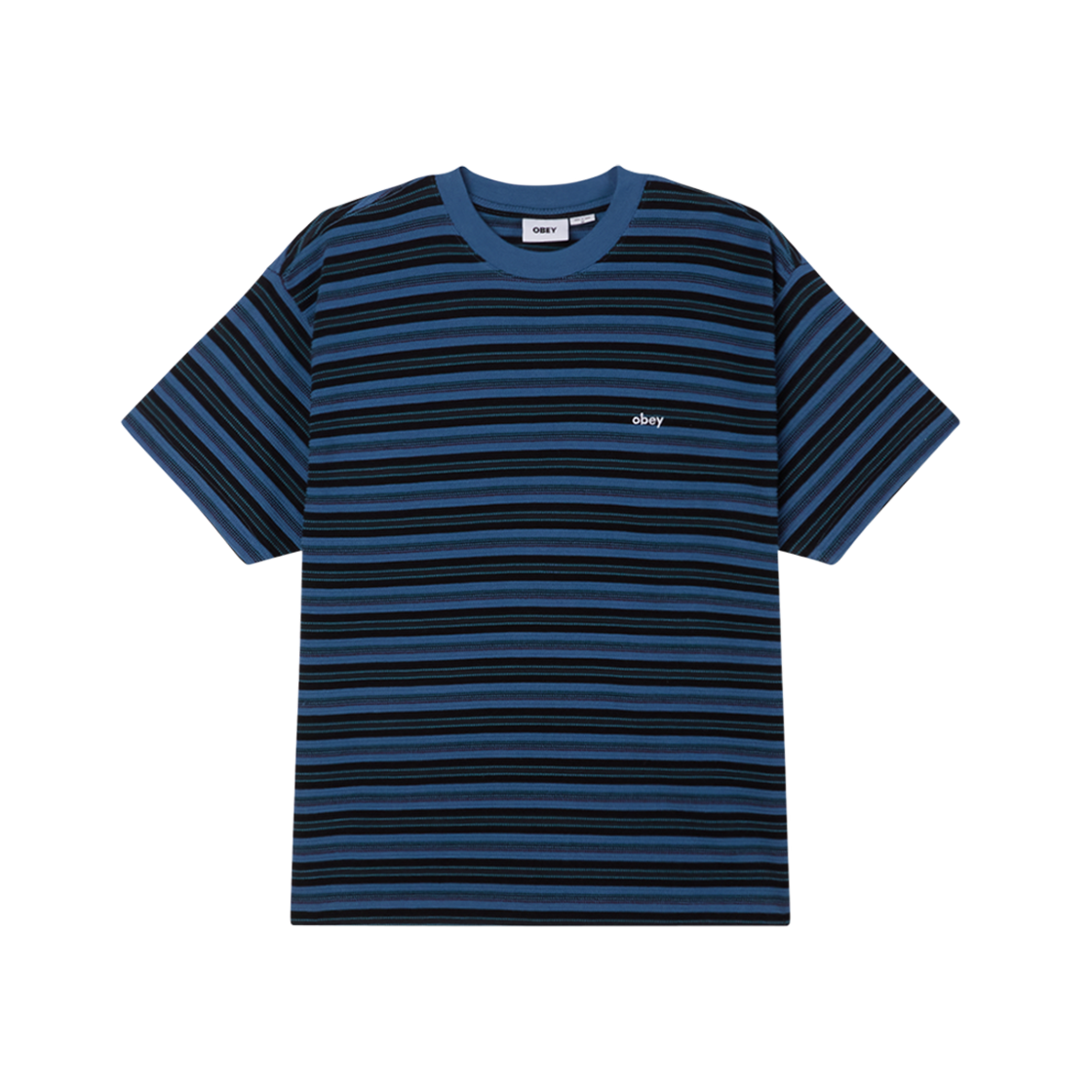 오베이 케니 릴렉스드 티셔츠 코로넷 블루 멀티