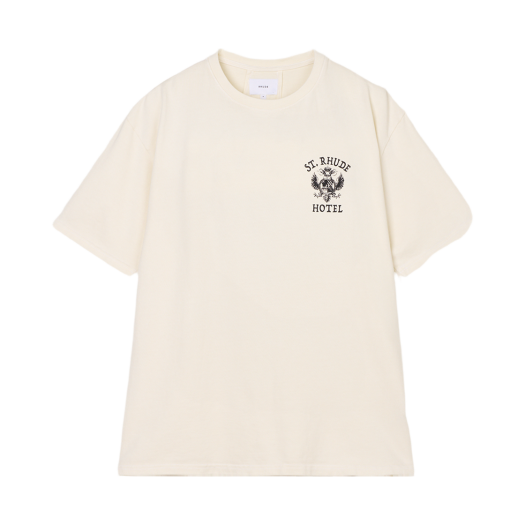 KM5CTSSRD02WT Rhude St. Rhude Seal Tee Vintage White - 25FW