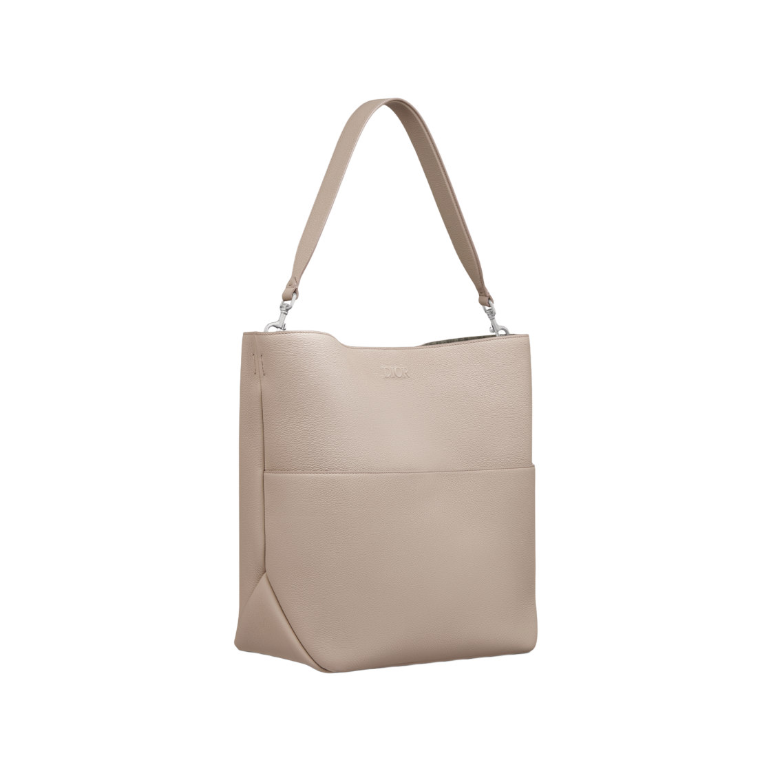 디올 프리베 버티컬 호보백 디올 아이콘 카프스킨 베이지(Dior Prive Vertical Hobo Bag Dior Icons Calfskin Beige) - 2