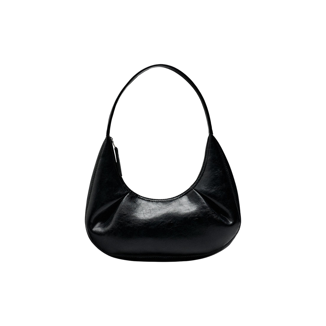 자라 오발 숄더백 블랙(Zara Oval Shoulder Bag Black)