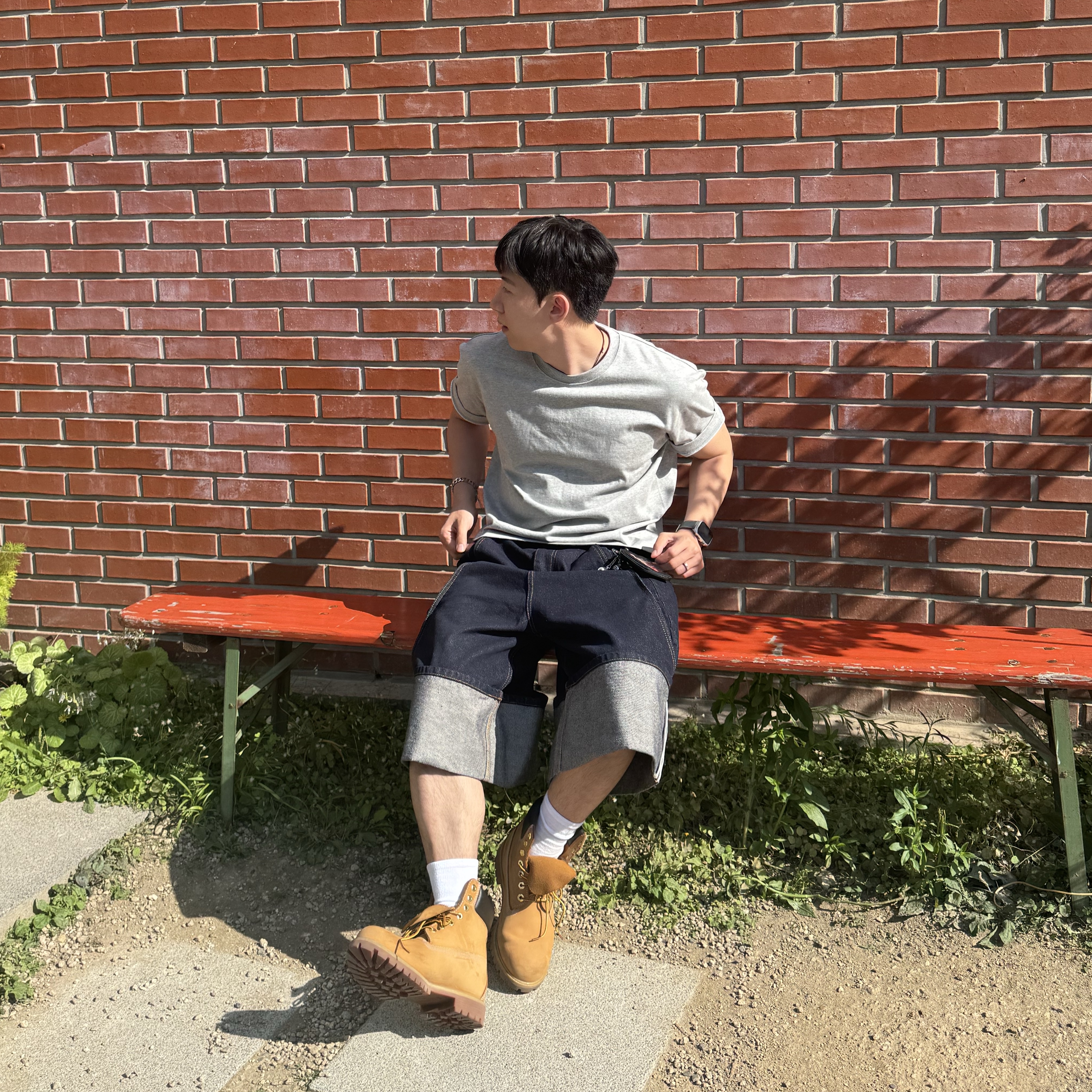 Timberland Premium 6 inch Waterproof Boot Wheat Nubuck - Wide 착용 스타일