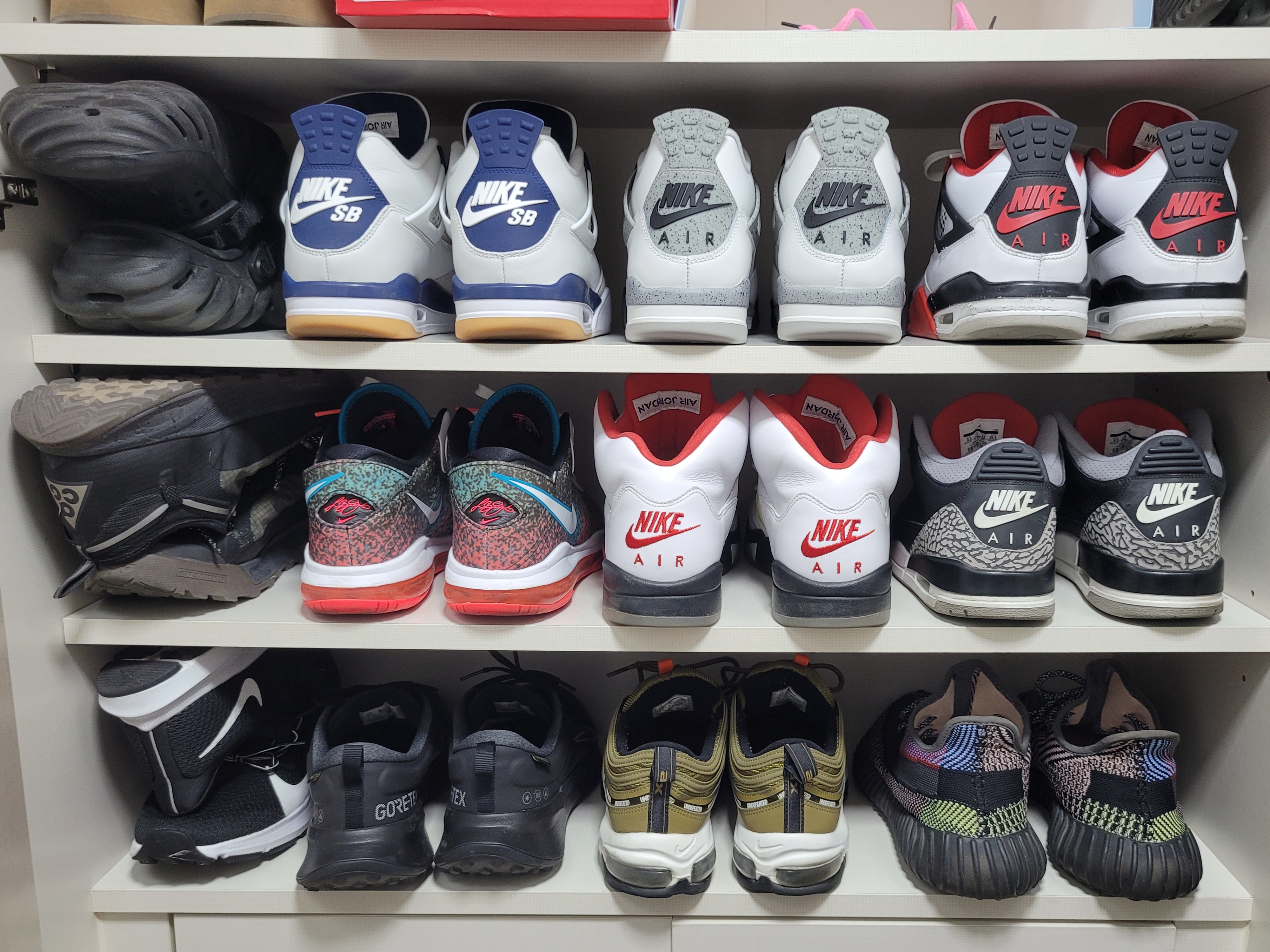 Jordan 4 Retro OG White Cement 2025, Jordan 4 x Nike SB Retro SP Navy 착용 스타일
