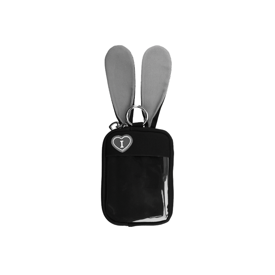 아이썸머리 버니 카드 지갑 블랙(Isummerly Bunny Card Wallet Black)