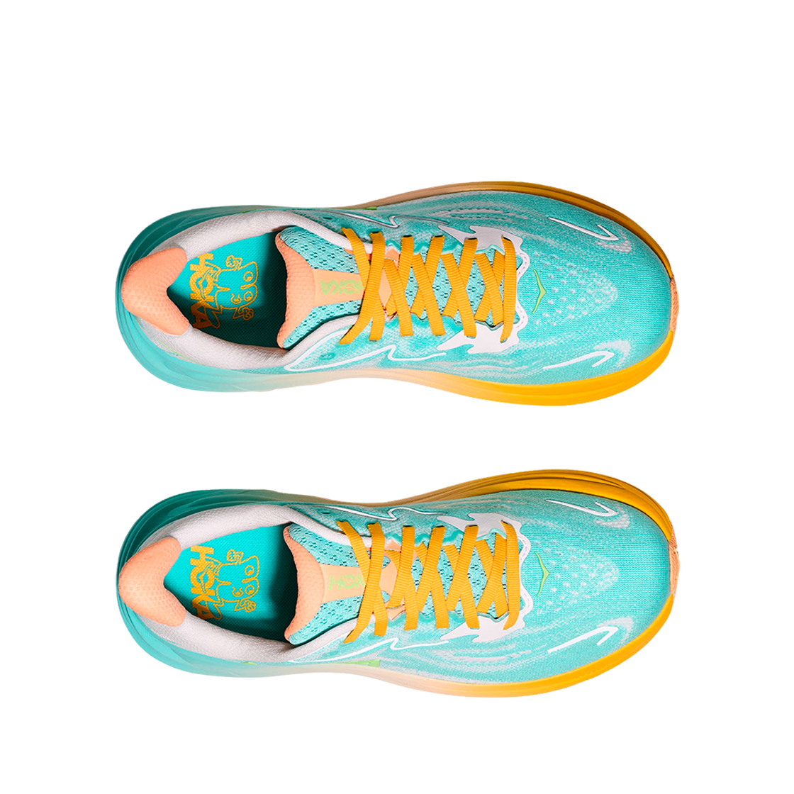 호카 클리프톤 10 블루 스파크 화이트(Hoka Clifton 10 Blue Spark White) - 2