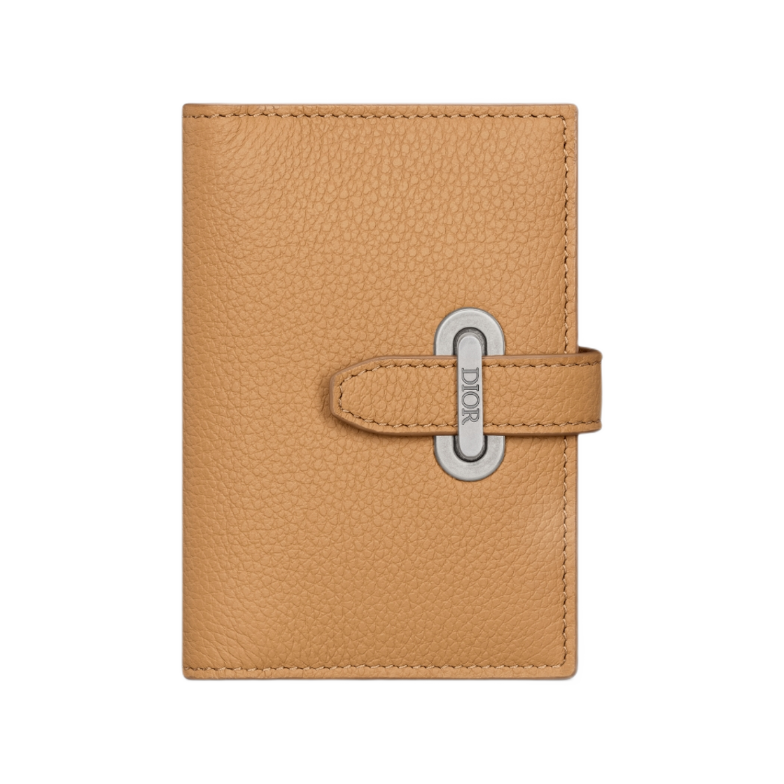2LLCH187KEN-H130 Dior Normandie Vertical Bifold Card Holder Dior Icons Calfskin Brown