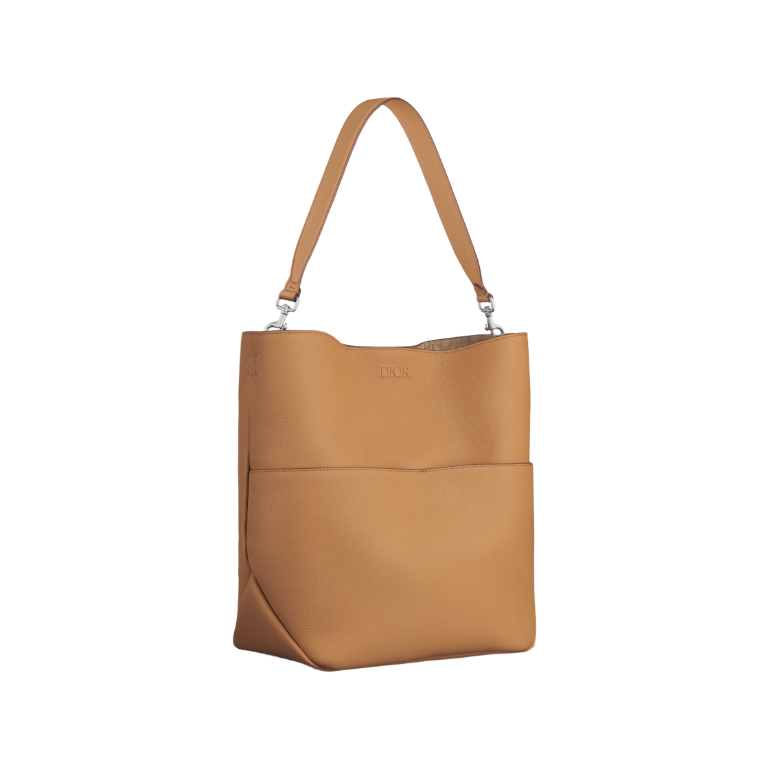 디올 프리베 버티컬 호보백 디올 아이콘 카프스킨 브라운(Dior Prive Vertical Hobo Bag Dior Icons Calfskin Brown) - 2
