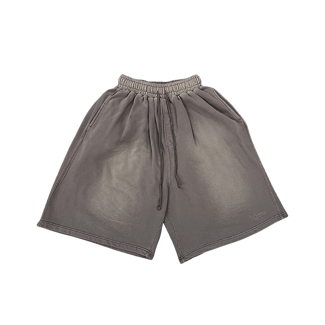 UMCM127MC Undermycar MU.127 New Logo Brush Washed Sweat Shorts Mocha - #2