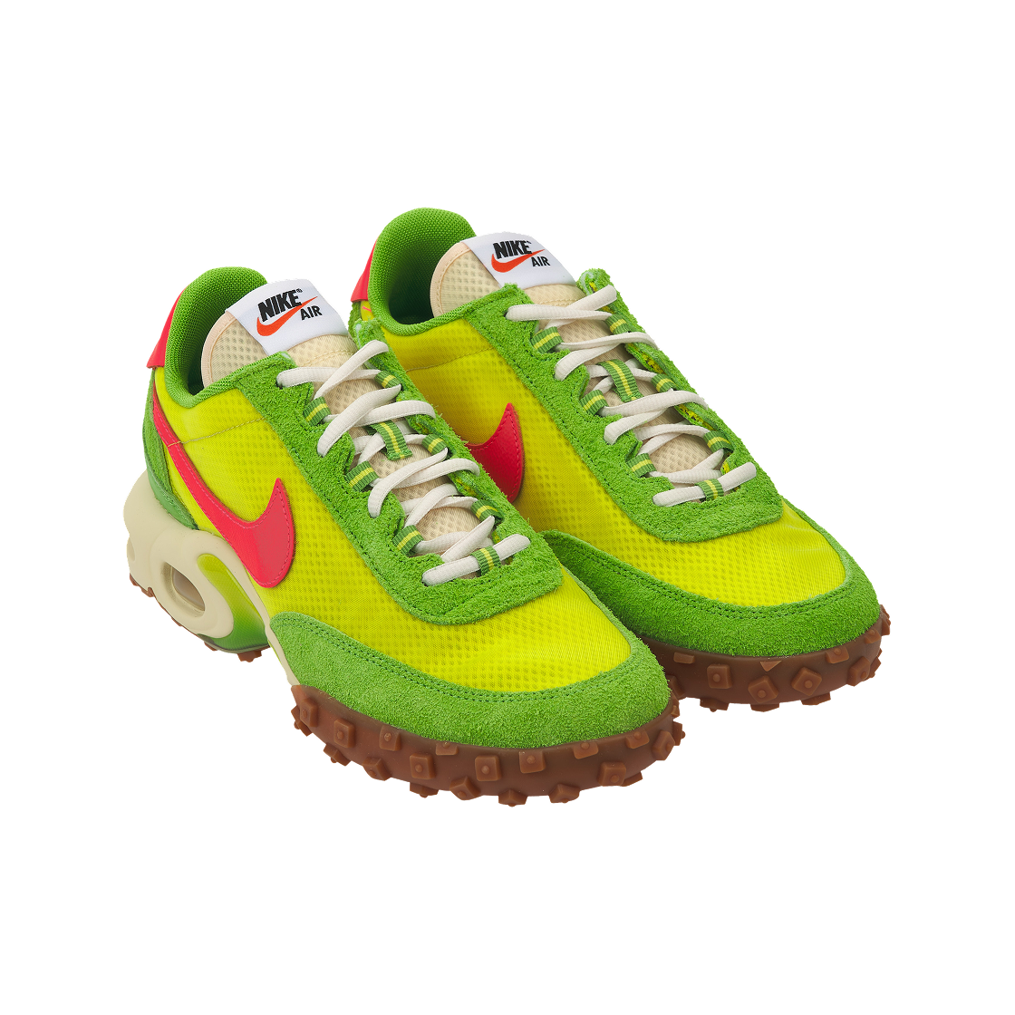 IB3656-300 Nike Air Max Waffle Sprinter Green and Electrolime - #4