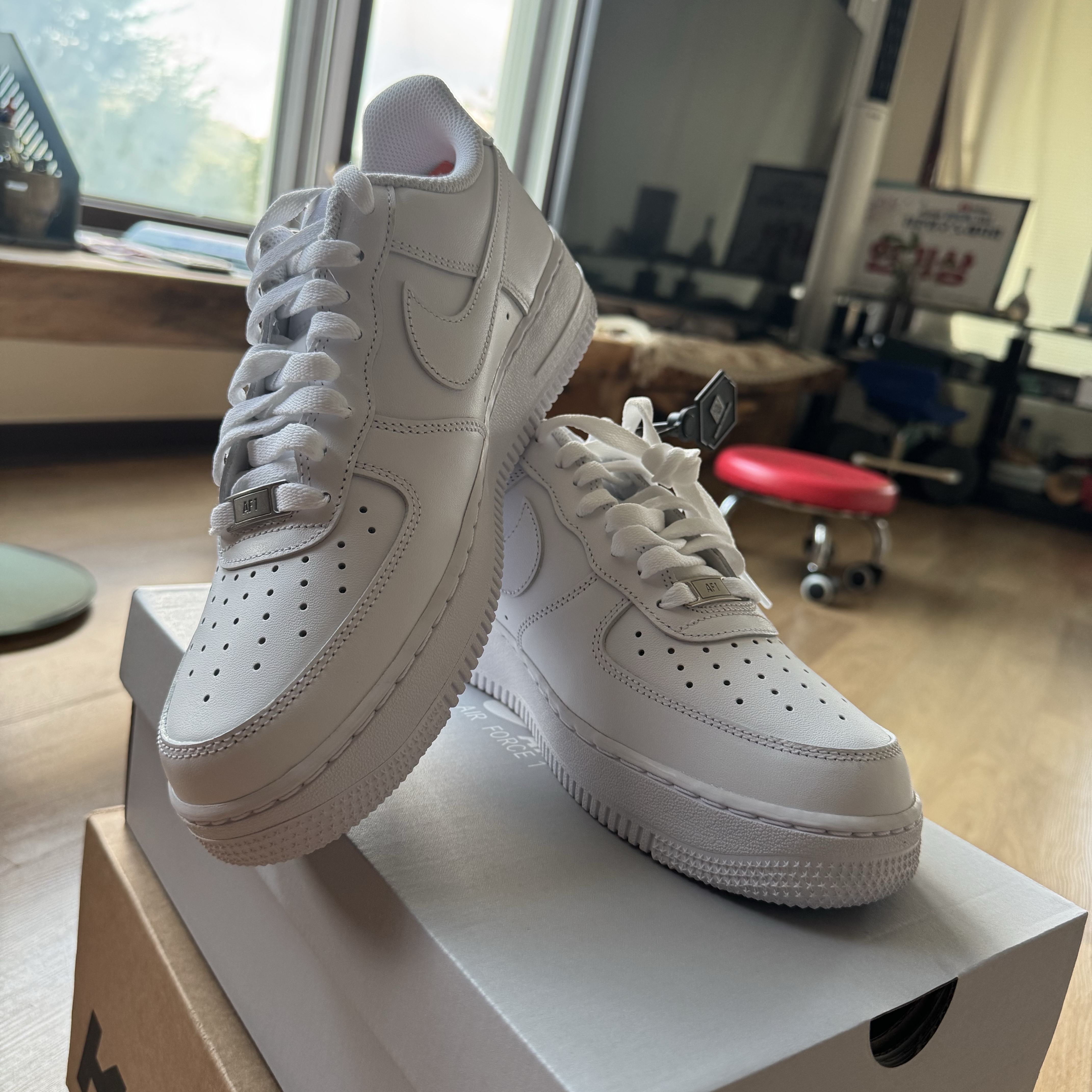 Nike Air Force 1 '07 Low White 착용 스타일