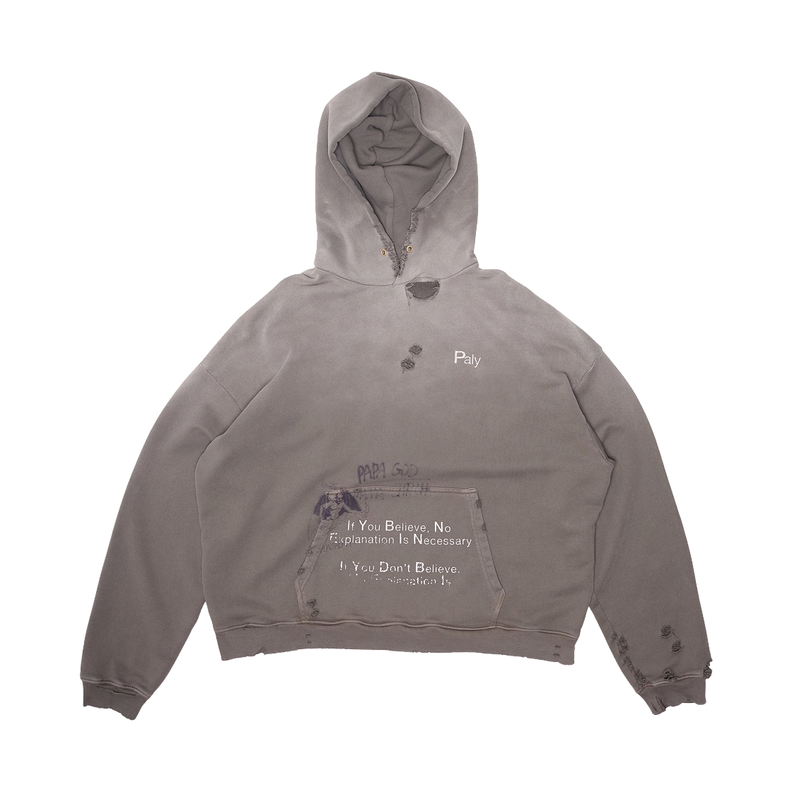 팔리 할리우드 오리지널 신 후디 그레이(Paly Hollywood Original Sin Hoodie Grey)