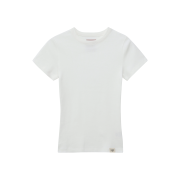 (W) Glowny G Classic Fitted T-Shirt White