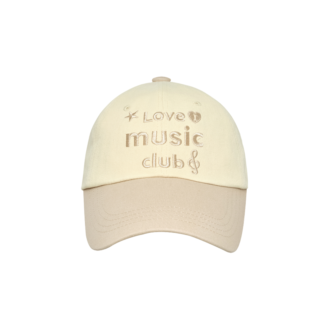ISUE0002 Isummerly Love Music Club Ball Cap Yellow