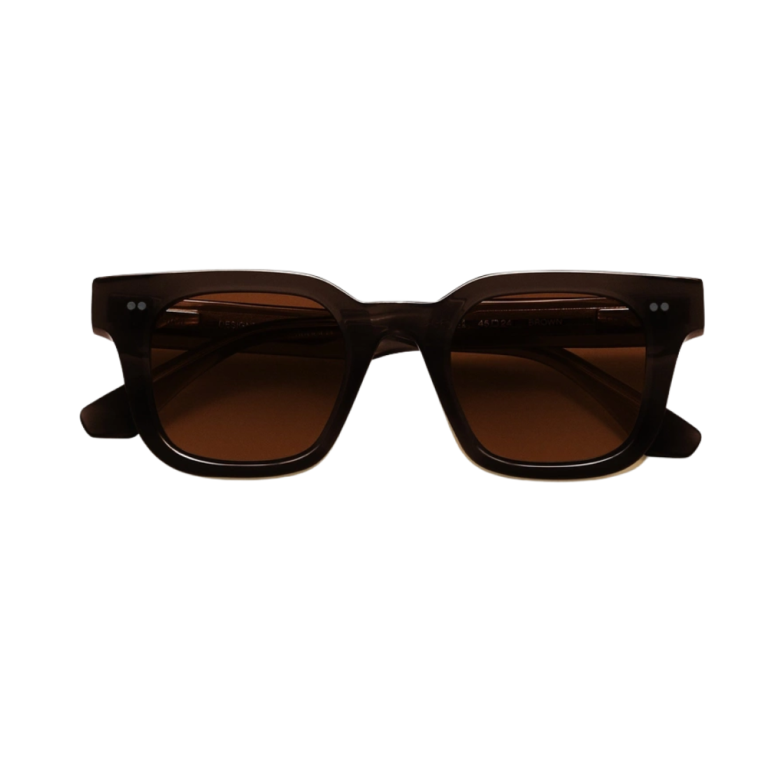 치미 04 코어 아세테이트 선글라스 브라운 브라운 렌즈(Chimi 04 Core Acetate Sunglasses Brown Brown Lenses) - 1