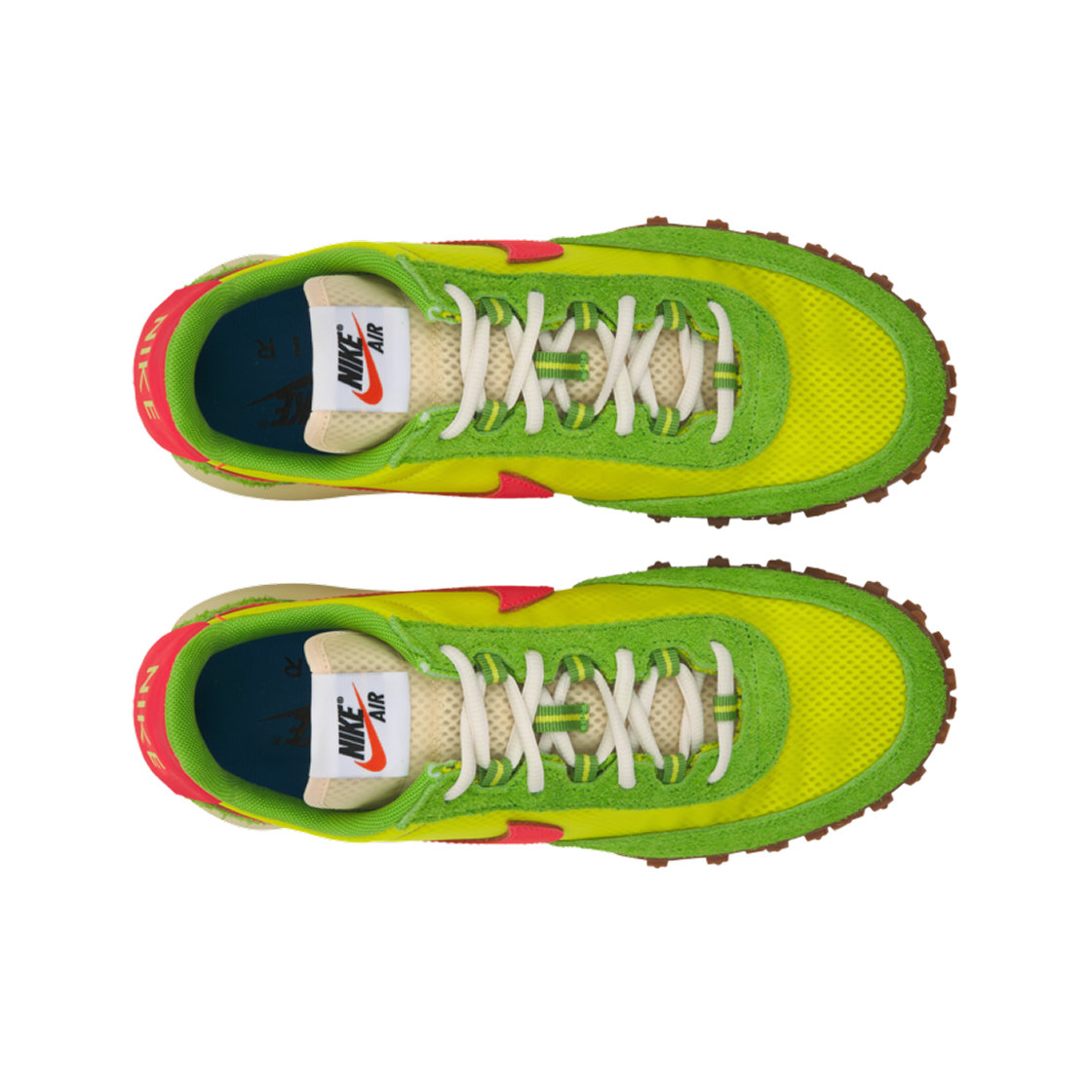 IB3656-300 Nike Air Max Waffle Sprinter Green and Electrolime - #5