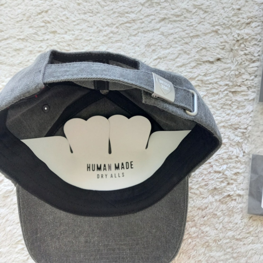 Human Made 6 Panel Cap #1 Black, Supreme x The North Face Split 6-Panel Black - 24SS 착용 스타일 - 3