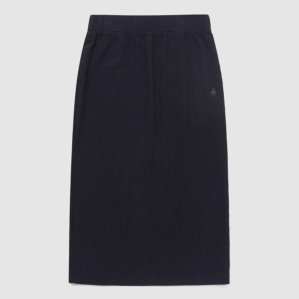 르꼬끄 스포르티브 여성 플리츠 미디 스커트 - 블랙(QQ222OSK53)(le coq sportif Women's Pleated Midi Skirt Black) - 2