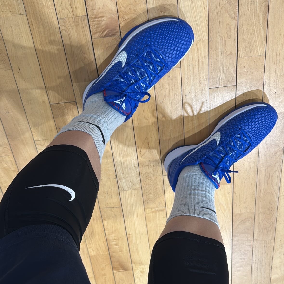 Nike Kobe 6 Protro Game Royal White 착용 스타일